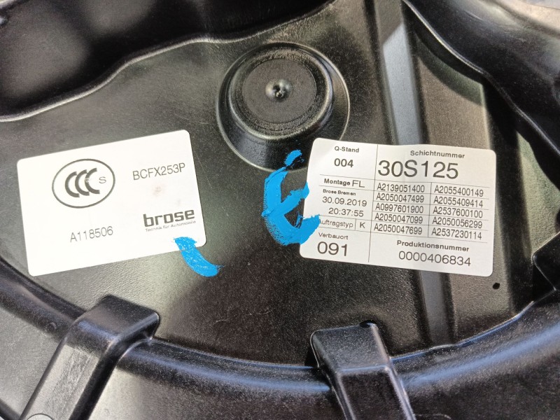 Recambio de elevalunas delantero izquierdo para mercedes-benz glc (x253) 200 eq boost 4-matic (253.981) referencia OEM IAM 25372