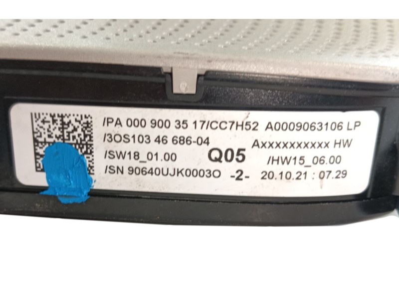 Recambio de luz interior delantera central para mercedes-benz glc (x253) 200 eq boost 4-matic (253.981) referencia OEM IAM   