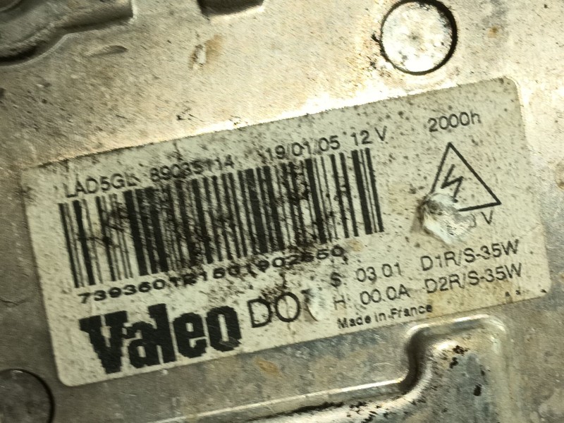 Recambio de faro derecho para peugeot 607 (9d, 9u) 2.7 hdi 24v referencia OEM IAM 620659 9654670880 