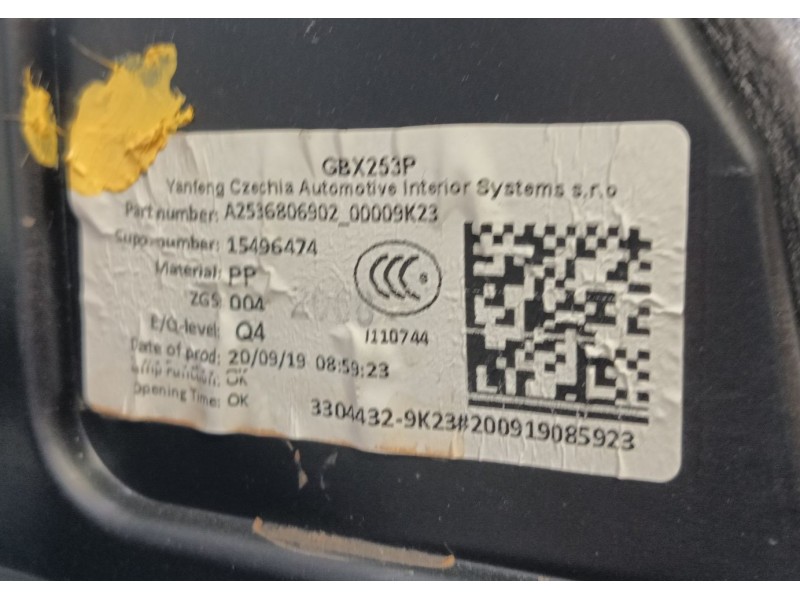 Recambio de guantera para mercedes-benz glc (x253) 200 eq boost 4-matic (253.981) referencia OEM IAM   