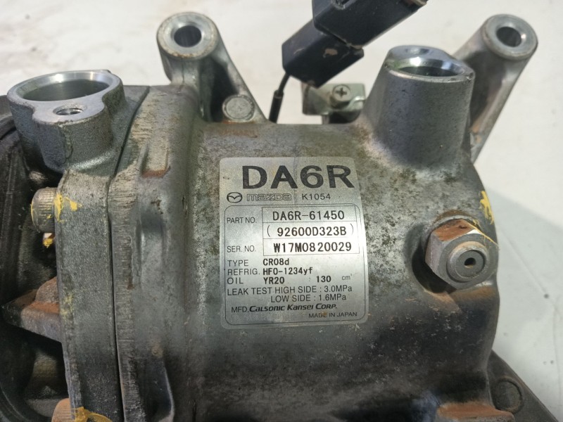 Recambio de compresor aire acondicionado para mazda cx-3 (dk) 1.5 skyactiv-d (dk2ws) referencia OEM IAM D11R61450  