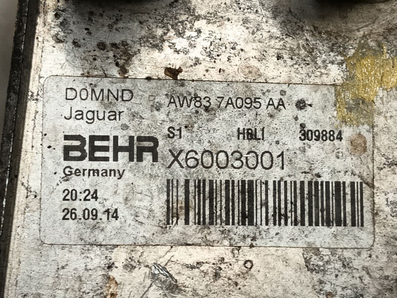 Recambio de radiador aceite para land rover range rover sport ii (l494) 4.4 sdv8 4x4 referencia OEM IAM LR036354  