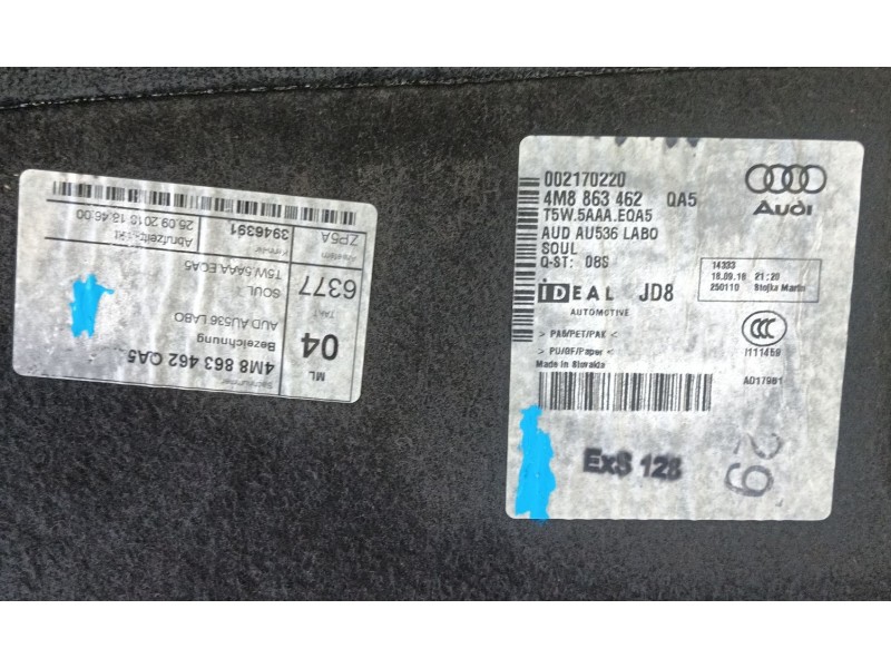 Recambio de bandeja trasera para audi q8 (4mn, 4mt) 50 tdi mild hybrid quattro referencia OEM IAM   