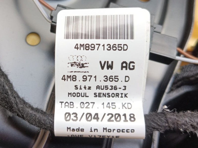 Recambio de asiento trasero izquierdo para audi q8 (4mn, 4mt) 50 tdi mild hybrid quattro referencia OEM IAM   