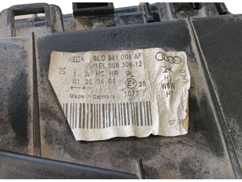 Recambio de faro derecho para audi a3 (8l1) 1.8 t referencia OEM IAM   