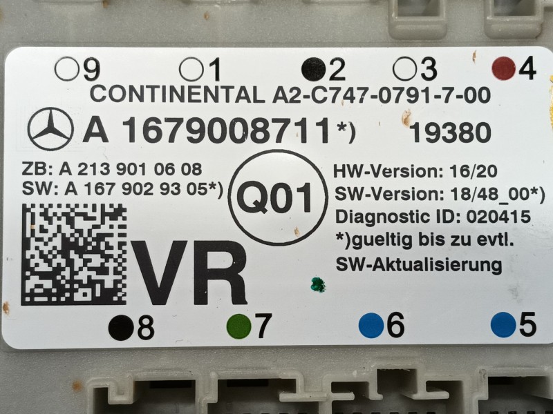 Recambio de modulo electronico para mercedes-benz glc (x253) 200 eq boost 4-matic (253.981) referencia OEM IAM   