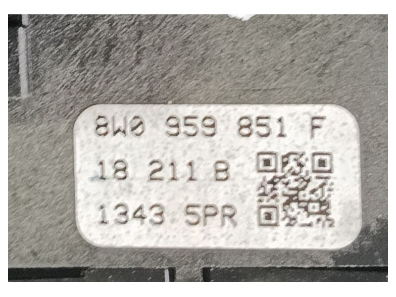 Recambio de mando elevalunas trasero derecho para audi q8 (4mn, 4mt) 50 tdi mild hybrid quattro referencia OEM IAM 8W0959851F5PR