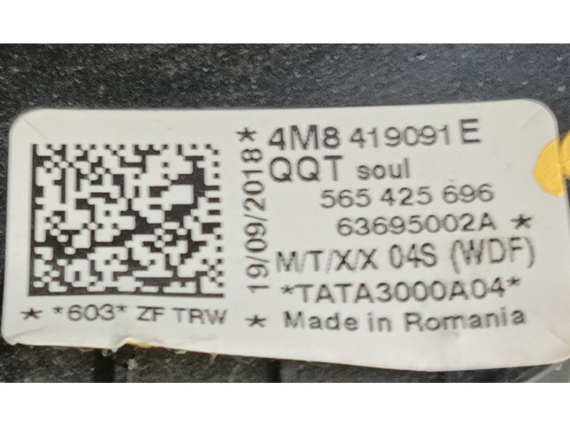 Recambio de volante para audi q8 (4mn, 4mt) 50 tdi mild hybrid quattro referencia OEM IAM   