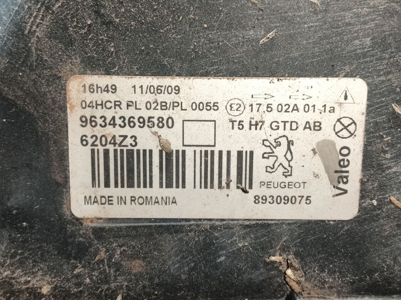 Recambio de faro izquierdo para peugeot 307 sw (3h) 1.6 16v referencia OEM IAM   
