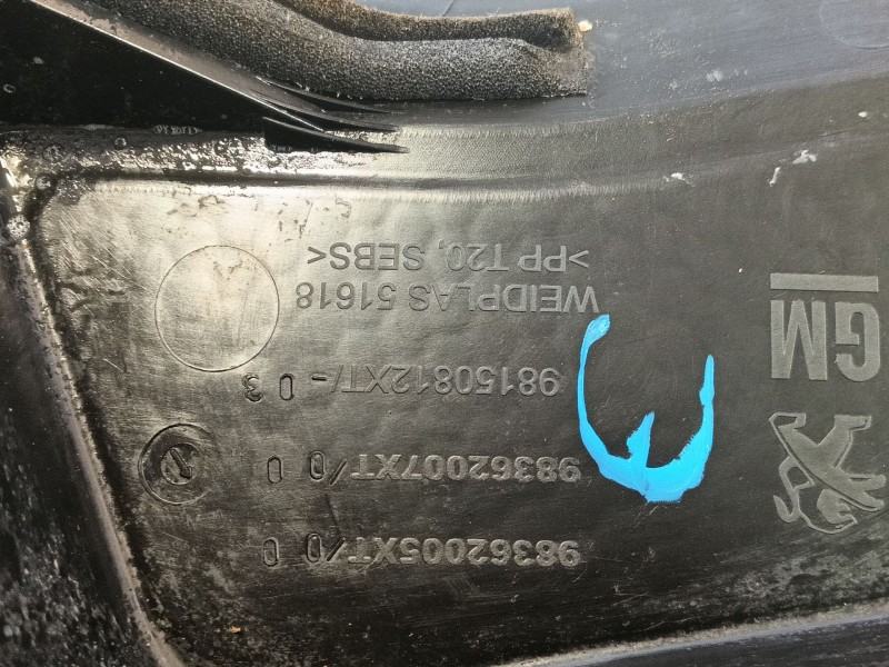 Recambio de torpedo para peugeot 3008 ii suv (mc_, mr_, mj_, m4_) 1.5 bluehdi 130 referencia OEM IAM   