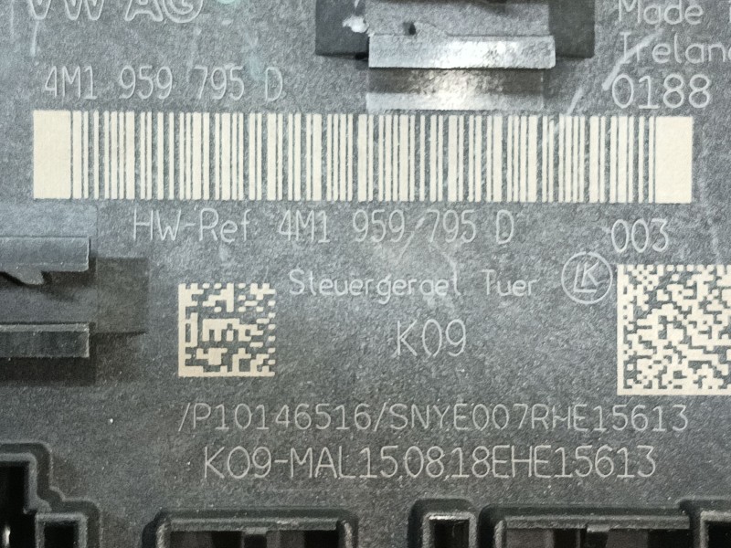 Recambio de modulo electronico para audi q8 (4mn, 4mt) 50 tdi mild hybrid quattro referencia OEM IAM   