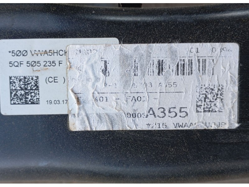 Recambio de puente trasero para volkswagen tiguan (ad1, ax1) 1.4 tsi referencia OEM IAM  5QF505235F 