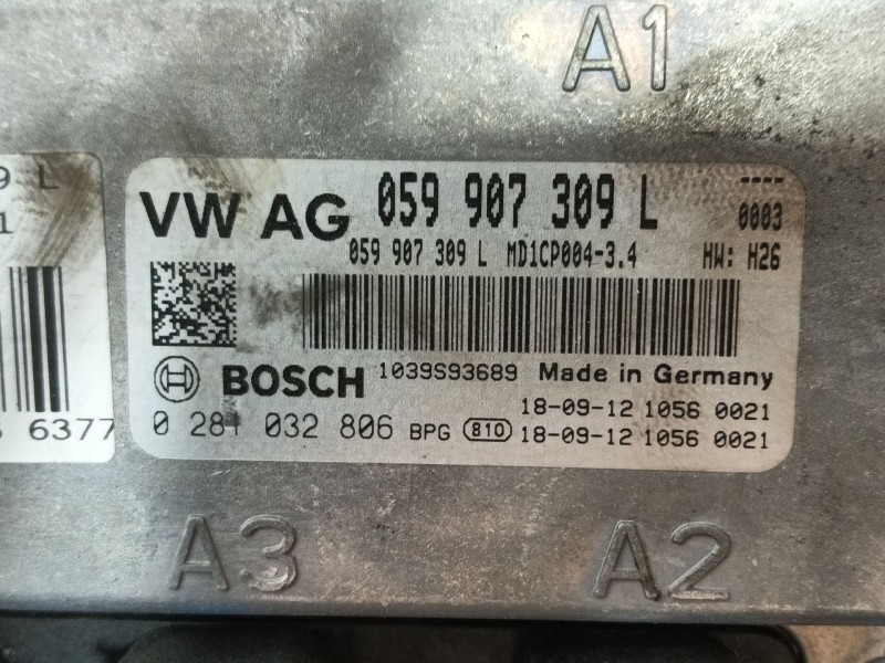 Recambio de centralita motor uce para audi q8 (4mn, 4mt) 50 tdi mild hybrid quattro referencia OEM IAM   