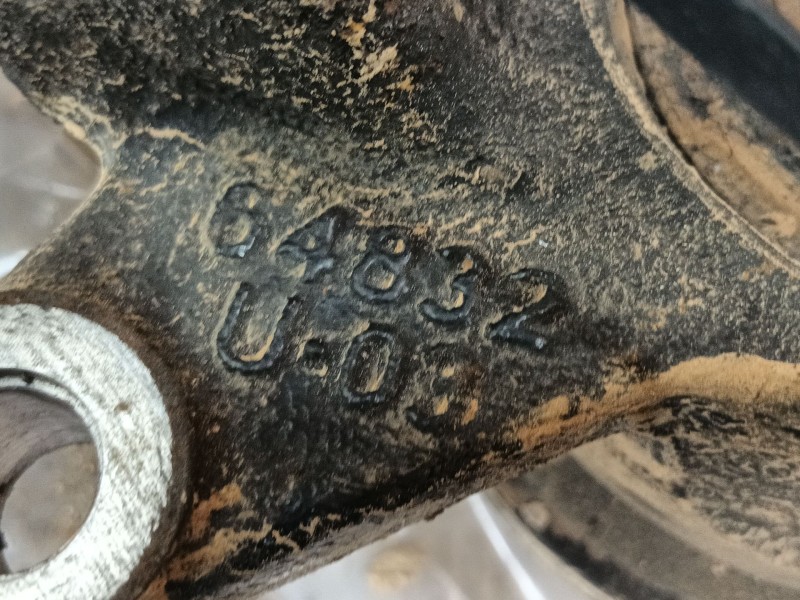 Recambio de mangueta delantera derecha para fiat scudo furgoneta (270_, 272_) 2.0 d multijet referencia OEM IAM  64832U03 