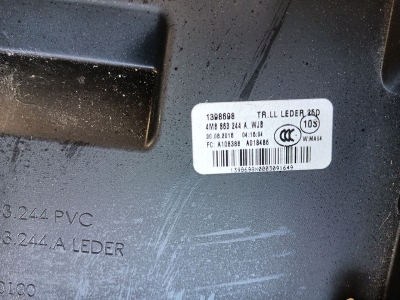 Recambio de apoyabrazos central para audi q8 (4mn, 4mt) 50 tdi mild hybrid quattro referencia OEM IAM   