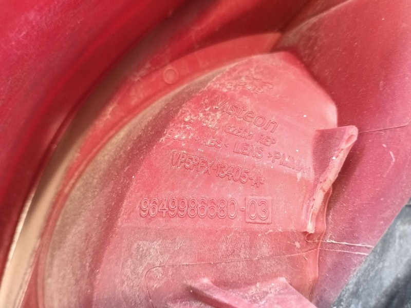 Recambio de piloto trasero izquierdo para peugeot 207/207+ (wa_, wc_) 1.4 16v referencia OEM IAM 6350Y7  