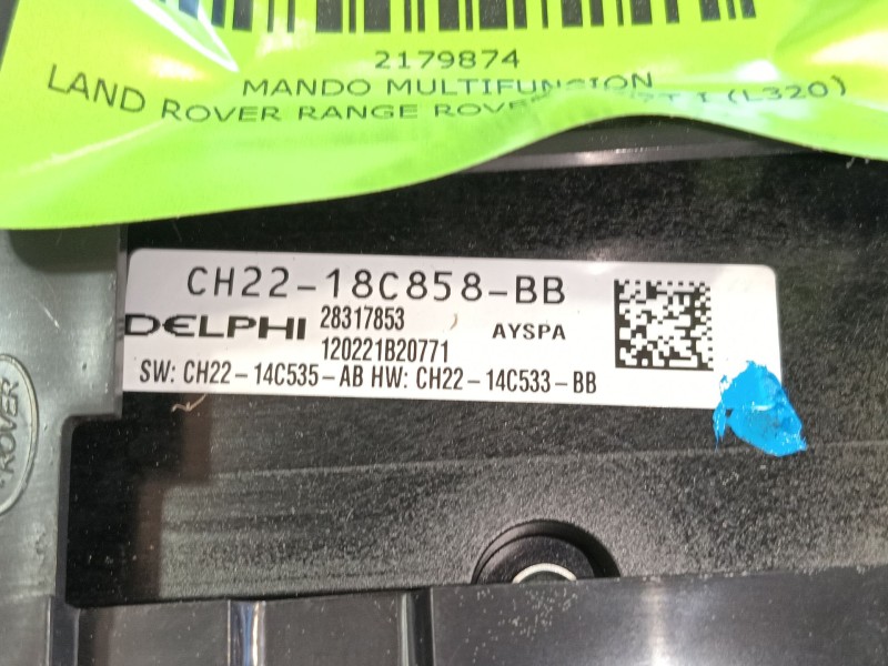 Recambio de mando multifuncion para land rover range rover sport i (l320) 3.0 d 4x4 referencia OEM IAM   