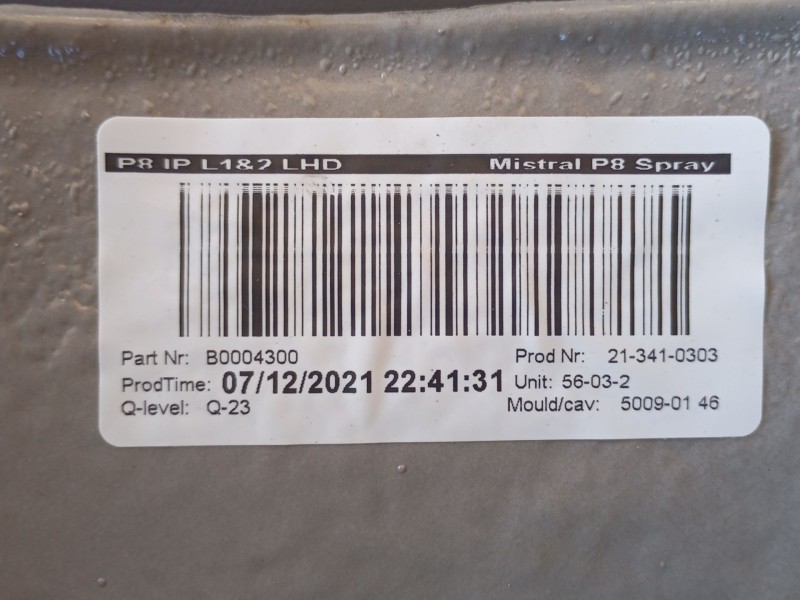 Recambio de salpicadero para peugeot 3008 ii suv (mc_, mr_, mj_, m4_) 1.5 bluehdi 130 referencia OEM IAM  1032300218505 