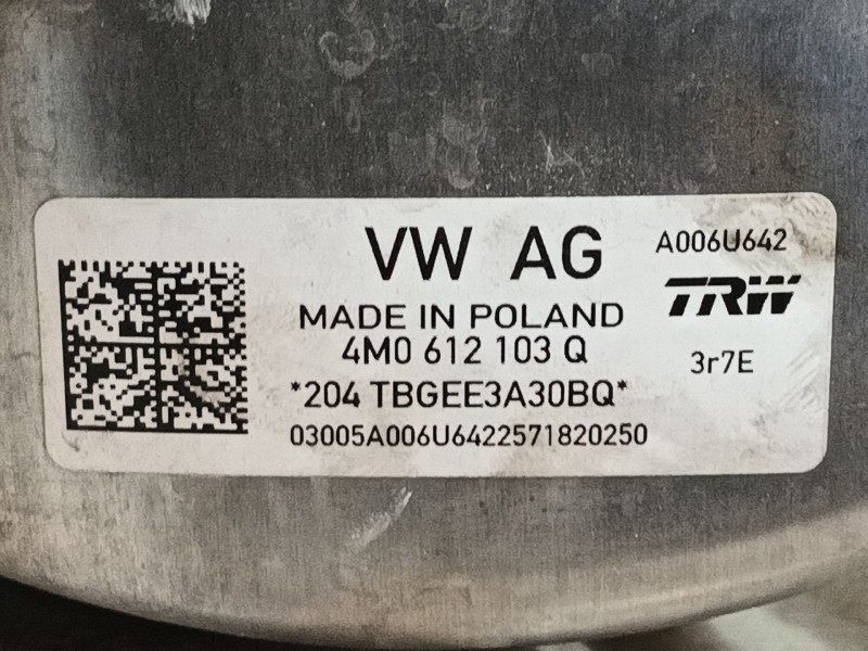 Recambio de servofreno para audi q8 (4mn, 4mt) 50 tdi mild hybrid quattro referencia OEM IAM   