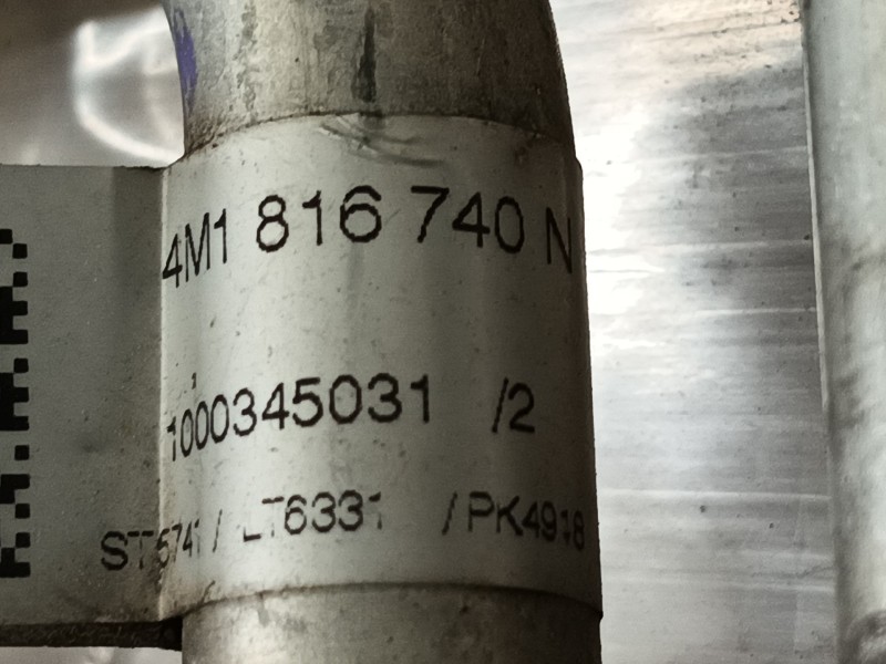 Recambio de tubos aire acondicionado para audi q8 (4mn, 4mt) 50 tdi mild hybrid quattro referencia OEM IAM 4M1816720R 1000345031