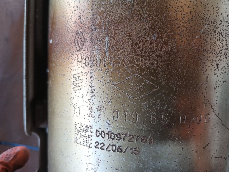 Recambio de catalizador / filtro particulas para nissan note (e12) 1.5 dci referencia OEM IAM 2080000Q0J H8201478985 