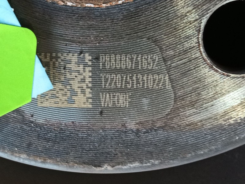 Recambio de disco freno delantero derecho para lynk & co 01 phev referencia OEM IAM  P888671652 