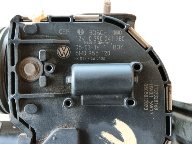 Recambio de motor limpia delantero derecho para volkswagen golf plus v (5m1, 521) 2.0 tdi referencia OEM IAM 5M0955024D 33970207