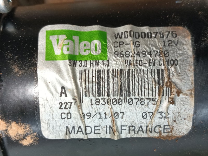 Recambio de motor limpia delantero derecho para citroën c4 picasso i monospace (ud_) 1.6 hdi referencia OEM IAM 6405KS W00000737