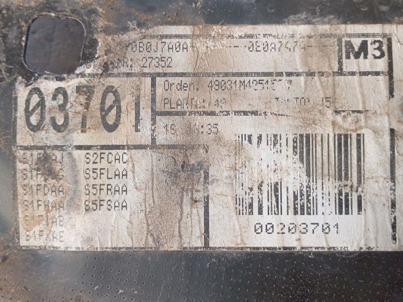 Recambio de panel frontal para seat leon (1m1) 1.6 16 v referencia OEM IAM   