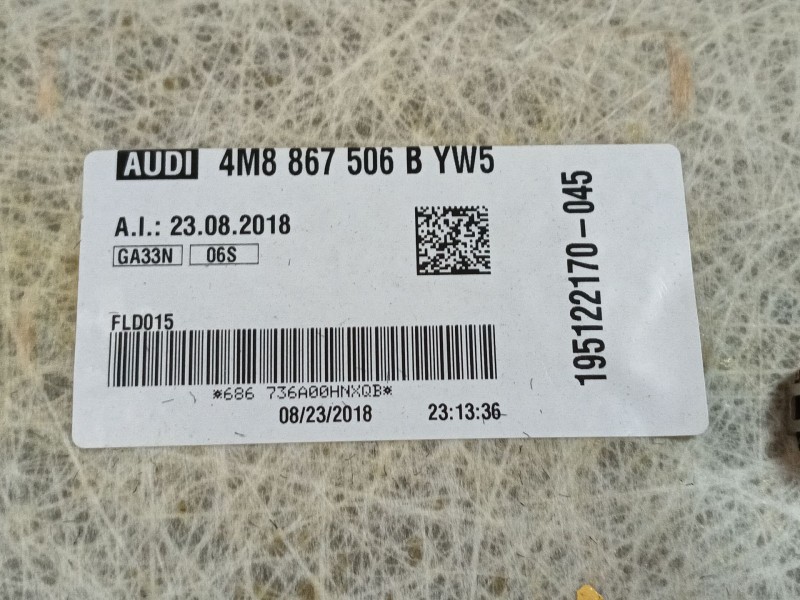 Recambio de techo interior para audi q8 (4mn, 4mt) 50 tdi mild hybrid quattro referencia OEM IAM 4M8867505FYW5  