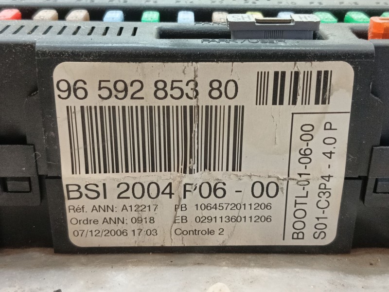 Recambio de bsi para peugeot 207/207+ (wa_, wc_) 1.4 16v referencia OEM IAM   