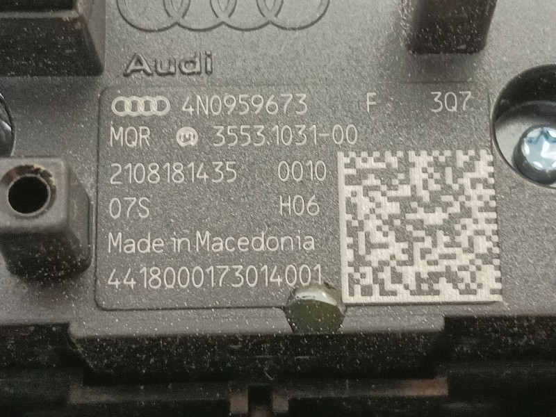 Recambio de pantalla multifuncion para audi q8 (4mn, 4mt) 50 tdi mild hybrid quattro referencia OEM IAM 4N0919603C  