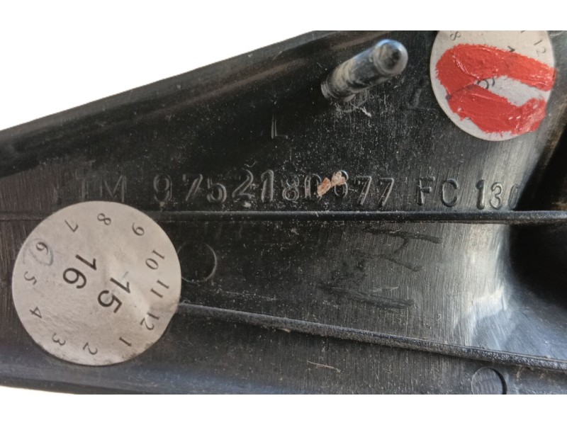 Recambio de espejo retrovisor izquierdo para peugeot 205 ii (20a/c) 1.2 referencia OEM IAM 814957 9752180677 