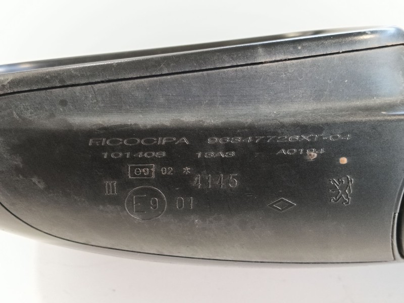 Recambio de espejo retrovisor izquierdo para peugeot 307 break (3e) 2.0 hdi 110 referencia OEM IAM 8149AW 96347726XT 