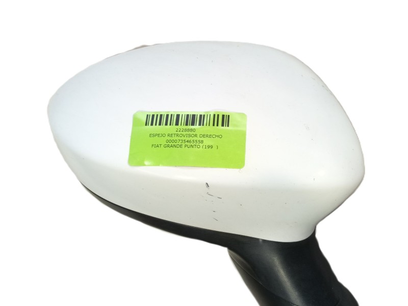 Recambio de espejo retrovisor derecho para fiat grande punto (199_) 1.3 d multijet referencia OEM IAM 0000735465558  