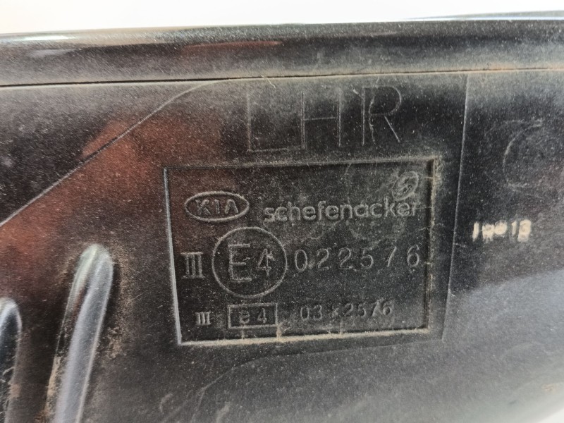Recambio de espejo retrovisor derecho para kia carens i monospace (fc, fj) 2.0 crdi referencia OEM IAM 876201D330 022576 