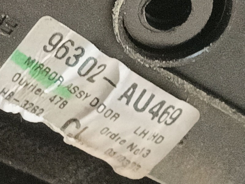 Recambio de espejo retrovisor izquierdo para nissan primera hatchback (p12) 1.9 dci referencia OEM IAM 96302AU48E 96302AU469 