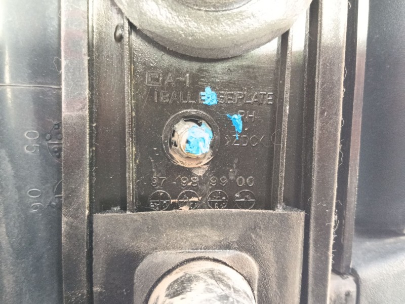 Recambio de espejo retrovisor derecho para hyundai h-1 furgoneta (a1) 2.5 td referencia OEM IAM  97989900 