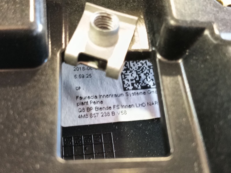 Recambio de aireador central para audi q8 (4mn, 4mt) 50 tdi mild hybrid quattro referencia OEM IAM   