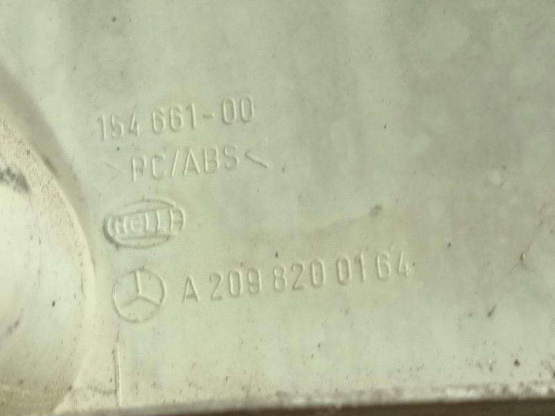 Recambio de piloto trasero izquierdo para mercedes-benz clk (c209) clk 200 kompressor (209.342) referencia OEM IAM A2098200164 1