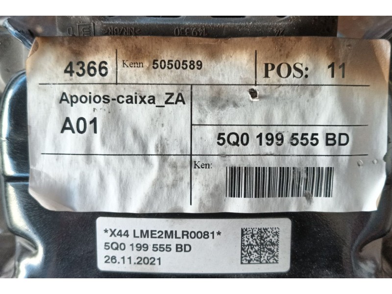 Recambio de soporte motor delantero izquierdo para volkswagen t-roc (a11, d11) 1.0 tsi referencia OEM IAM 5Q0199555BD 5Q0199555B
