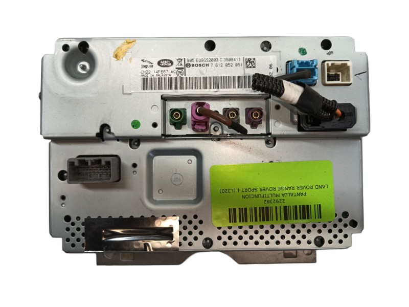 Recambio de pantalla multifuncion para land rover range rover sport i (l320) 3.0 d 4x4 referencia OEM IAM LR104946 7612052051 