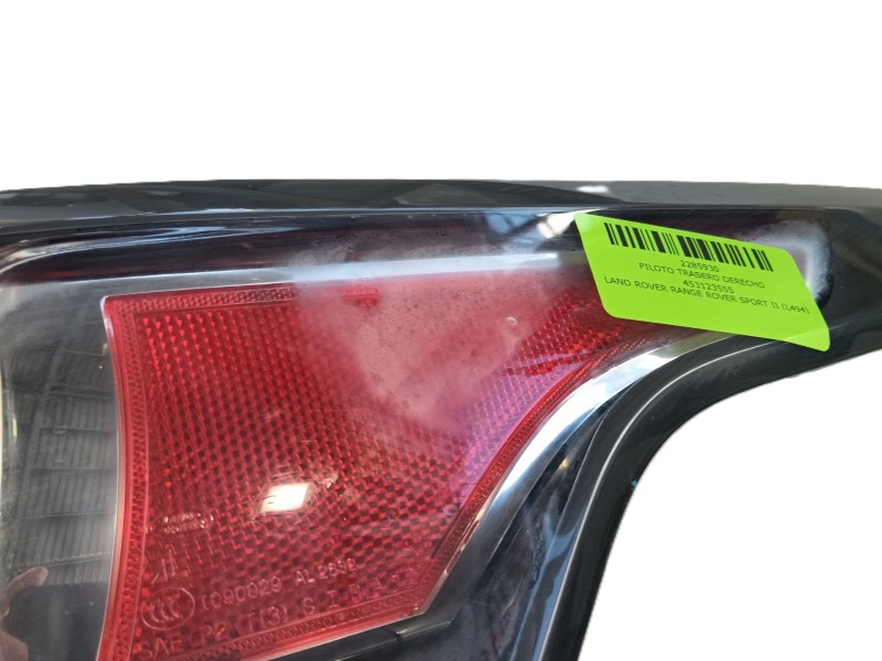 Recambio de piloto trasero derecho para land rover range rover sport ii (l494) 4.4 sdv8 4x4 referencia OEM IAM 453123555  