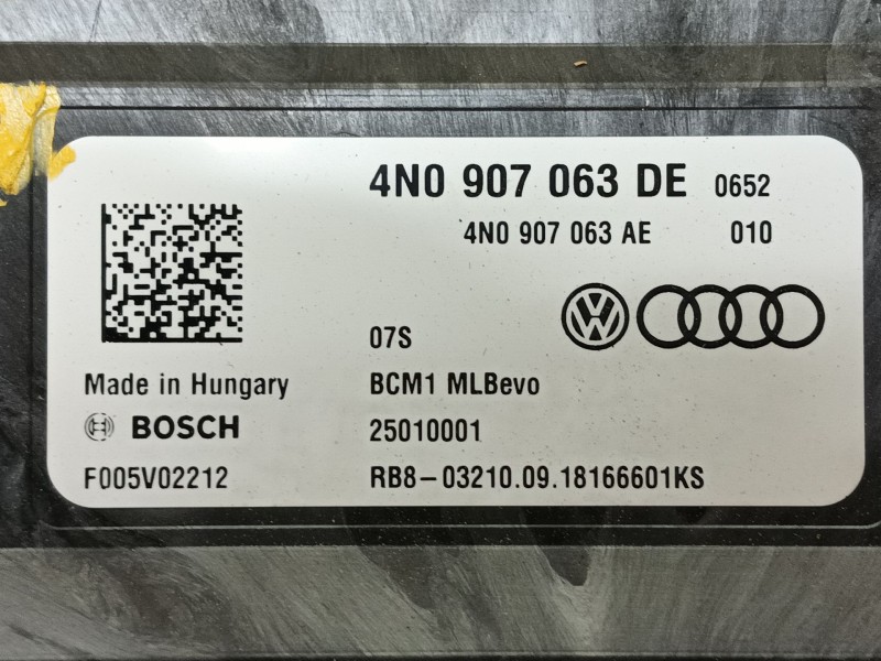 Recambio de modulo electronico para audi q8 (4mn, 4mt) 50 tdi mild hybrid quattro referencia OEM IAM   