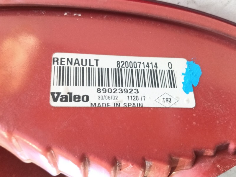 Recambio de piloto trasero derecho para renault clio ii (bb_, cb_) 1.2 (bb0a, bb0f, bb10, bb1k, bb28, bb2d, bb2h, cb0a,... refer