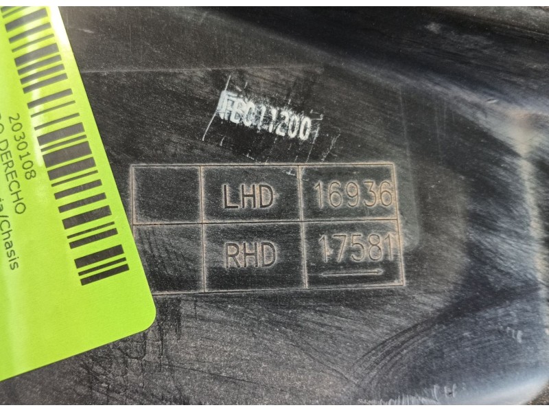 Recambio de faro derecho para dfsk k series caja/chasis 1.0 referencia OEM IAM   