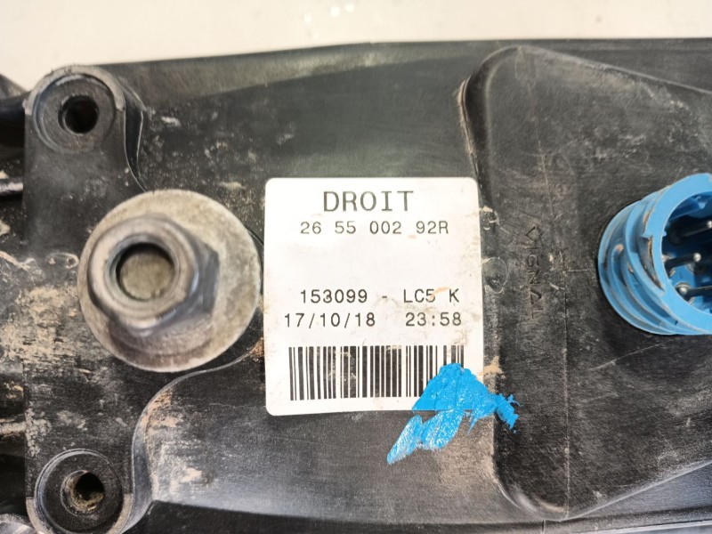 Recambio de piloto trasero derecho para renault master iii caja/chasis (ev, hv, uv) 2.3 dci 130 rwd (hv01, hv10, hv11, hv12, uv0