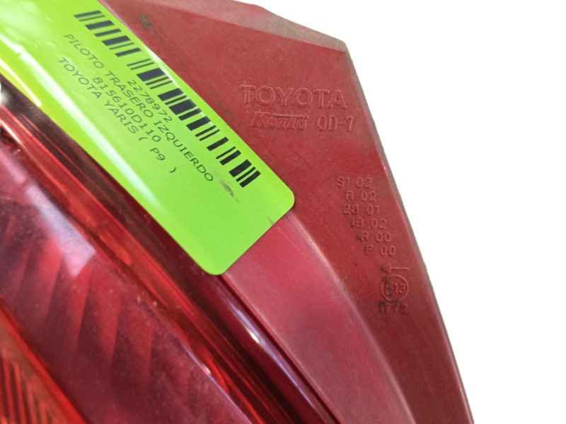 Recambio de piloto trasero izquierdo para toyota yaris (_p9_) 1.4 d-4d (nlp90_) referencia OEM IAM 815610D110  