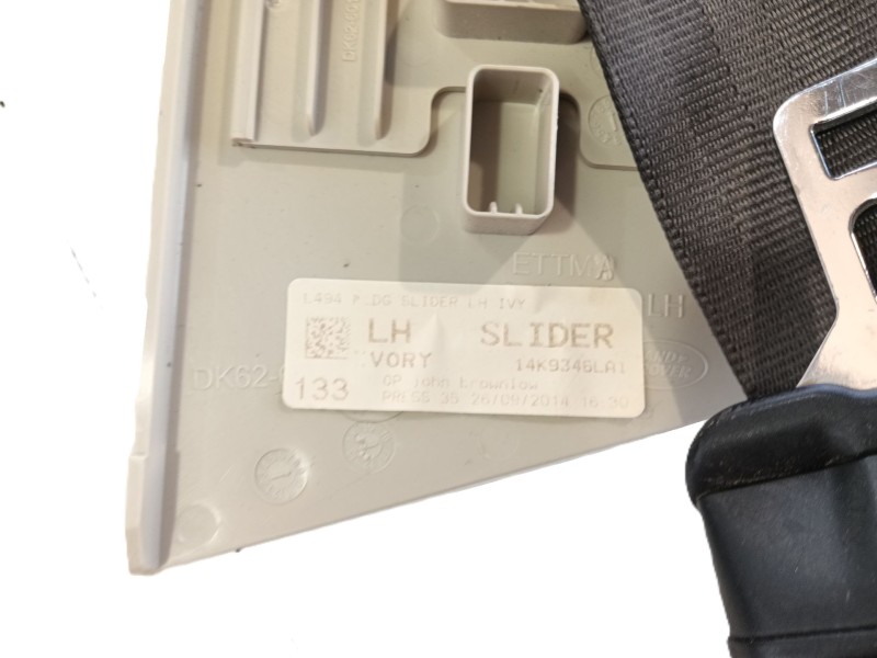 Recambio de cinturon seguridad delantero izquierdo para land rover range rover sport ii (l494) 4.4 sdv8 4x4 referencia OEM IAM L