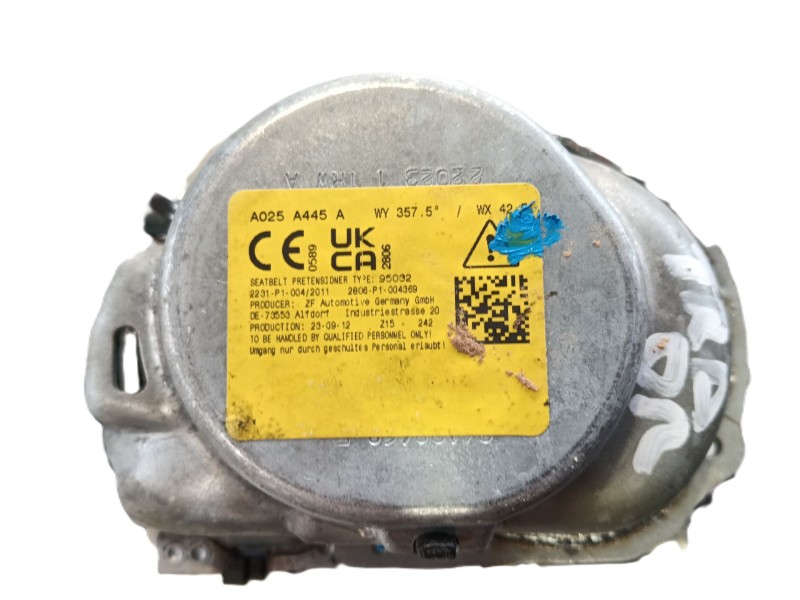 Recambio de cinturon seguridad trasero derecho para ford puma (j2k, cf7) 1.0 ecoboost referencia OEM IAM 2497324  
